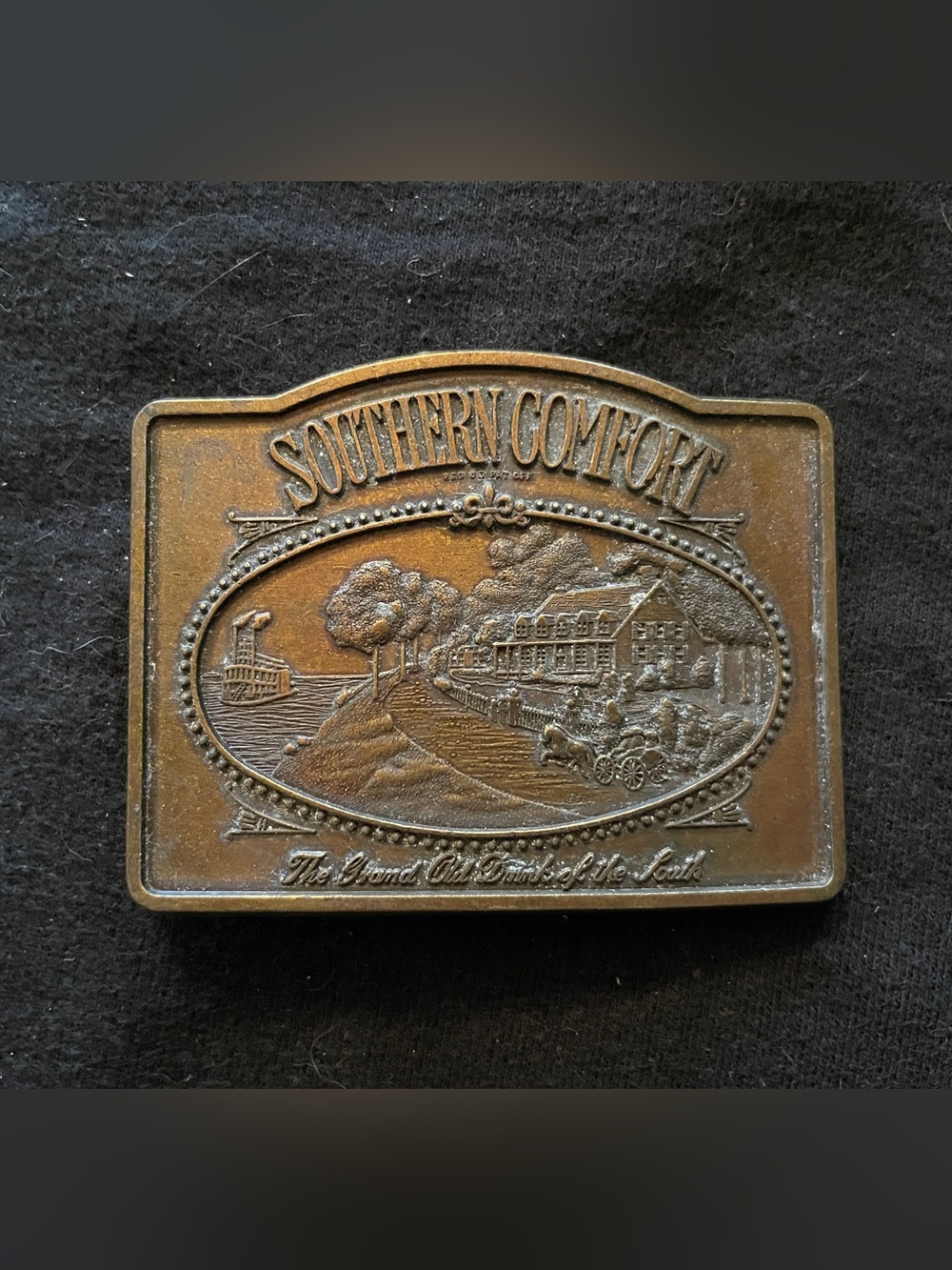 Vintage Southern Comfort Belt Buckle